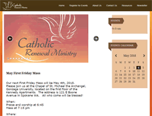Tablet Screenshot of catholicrenewalministry.org